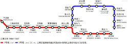 一线与环线相对分离运行